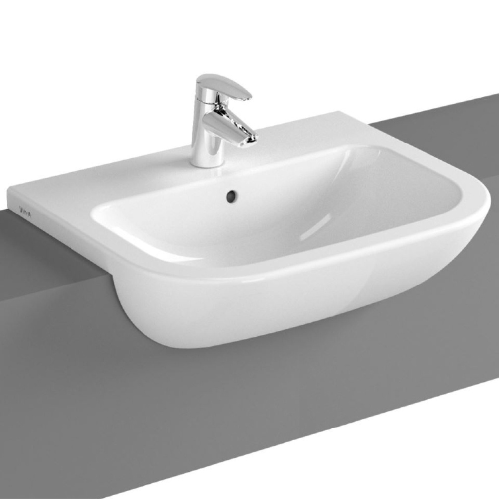 Product Cut out image of VitrA S20 Semi Recessed Basin 5524WH